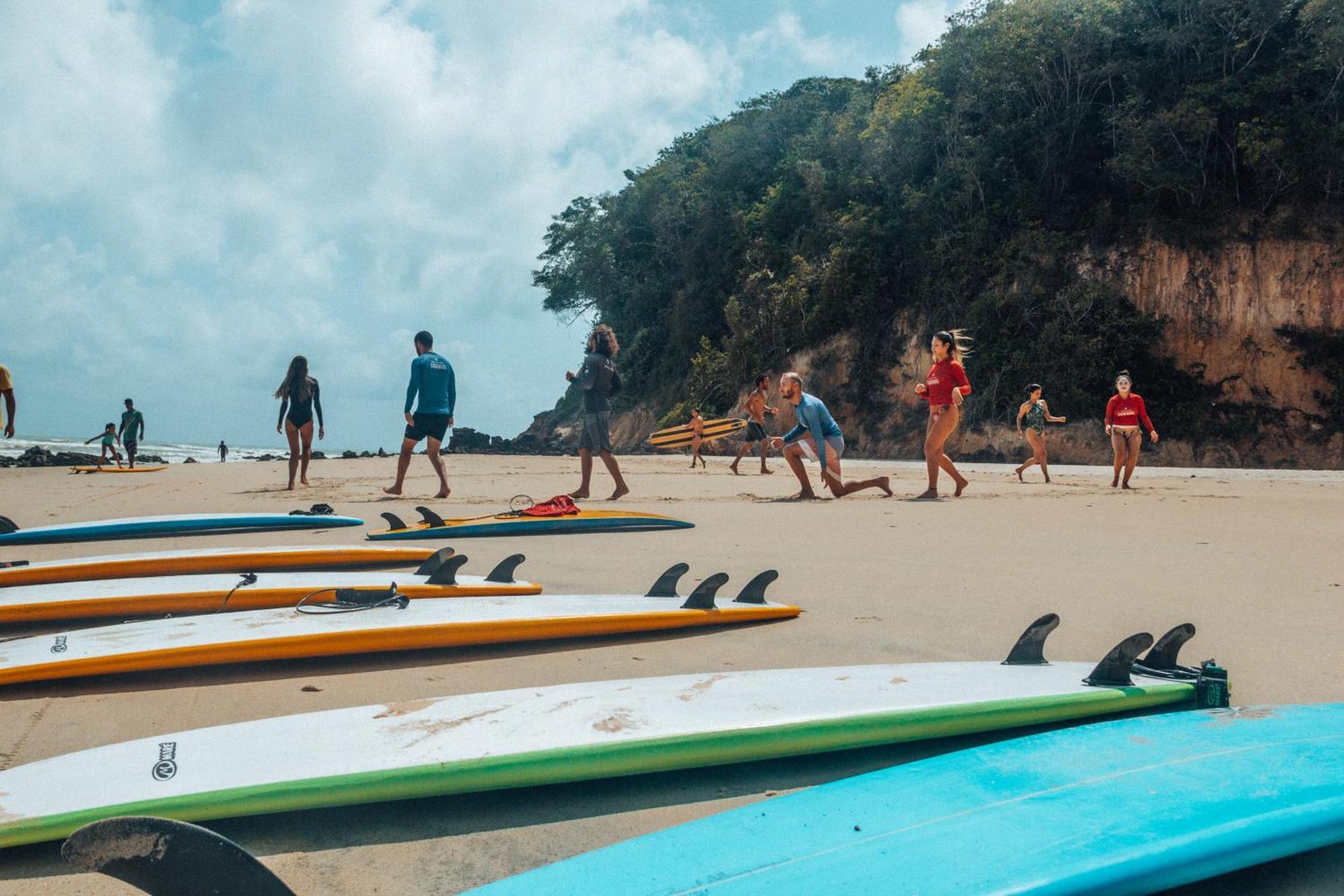 Albergue Surfcamp Arara Praia de Pipa Exterior foto